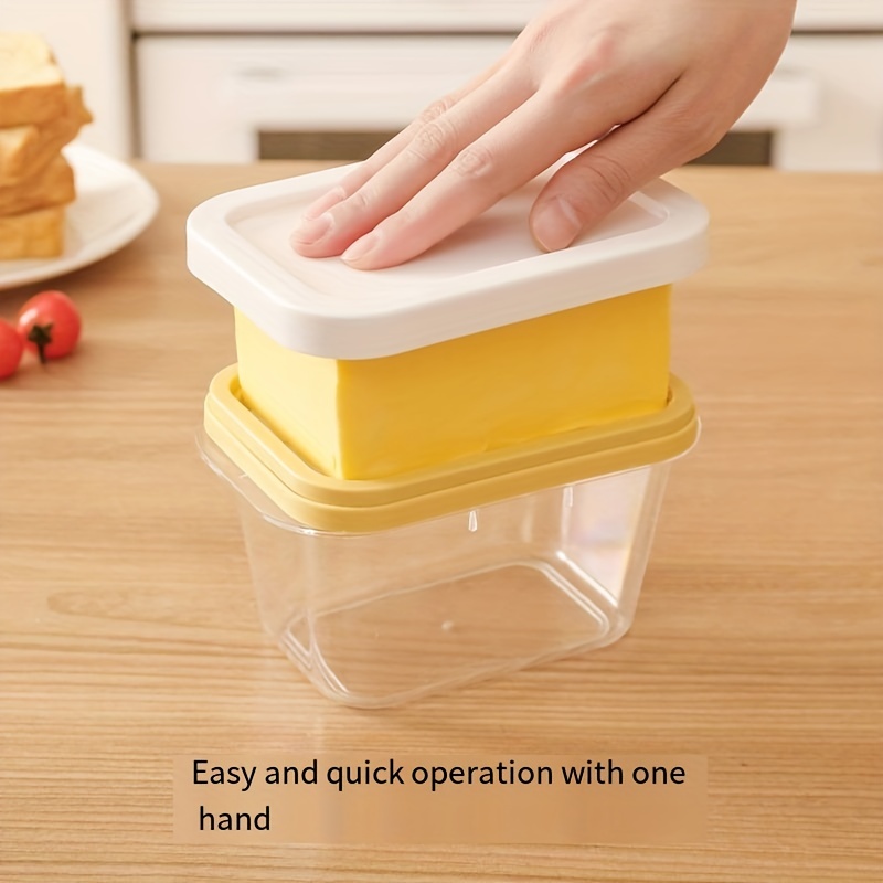 Butter Cheese Airtight Plastic Storage Box With Latch - Temu
