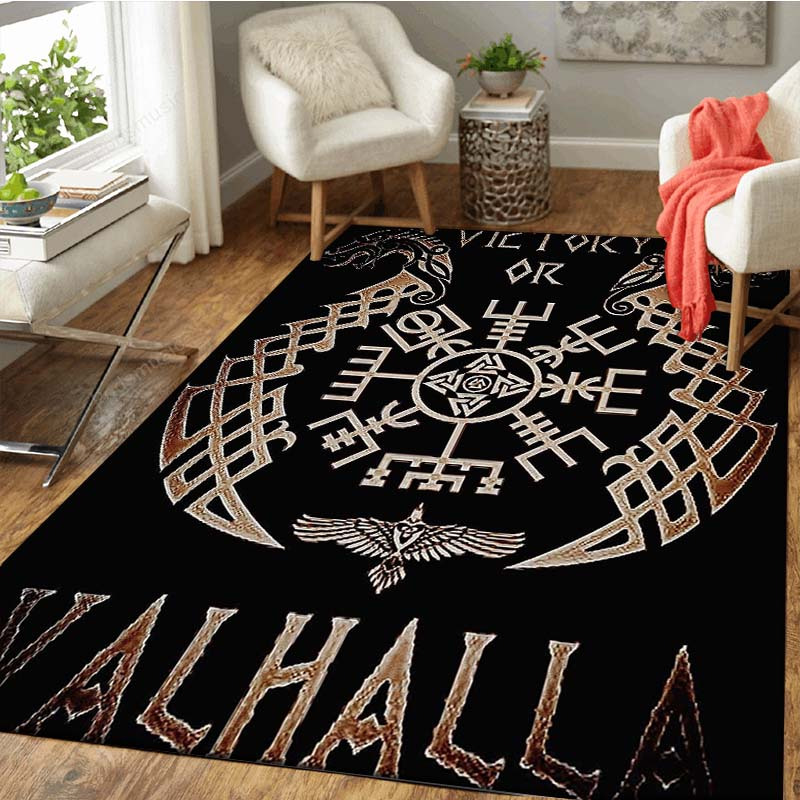 Vintage Coffin Flower Skeleton Print Carpet Living Room Rug - Temu