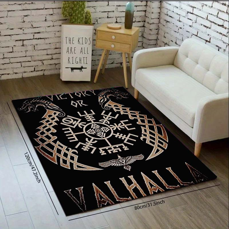 Carpets for Living Room Metal Industrial Style Punk Bar Rug Large
