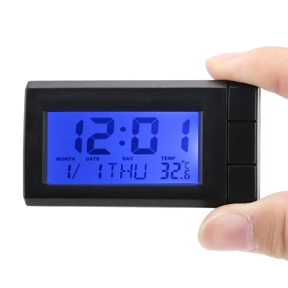 Reloj Digital Para Coche Y Pantalla De Temperatura, Reloj Electrónico, Reloj  Automático, Termómetro, Adornos Para Coche, Reloj Con Pantalla Digital -  Temu