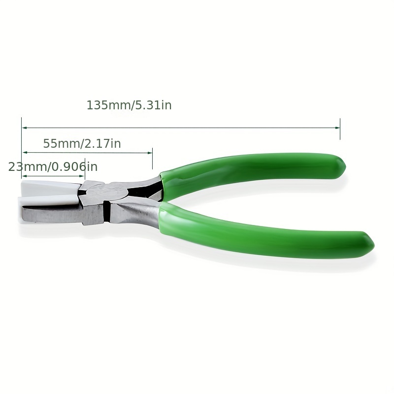 Slim Line Long Needle Nose Pliers, 5 1/2 in Long, 1 3/4 in Jaw