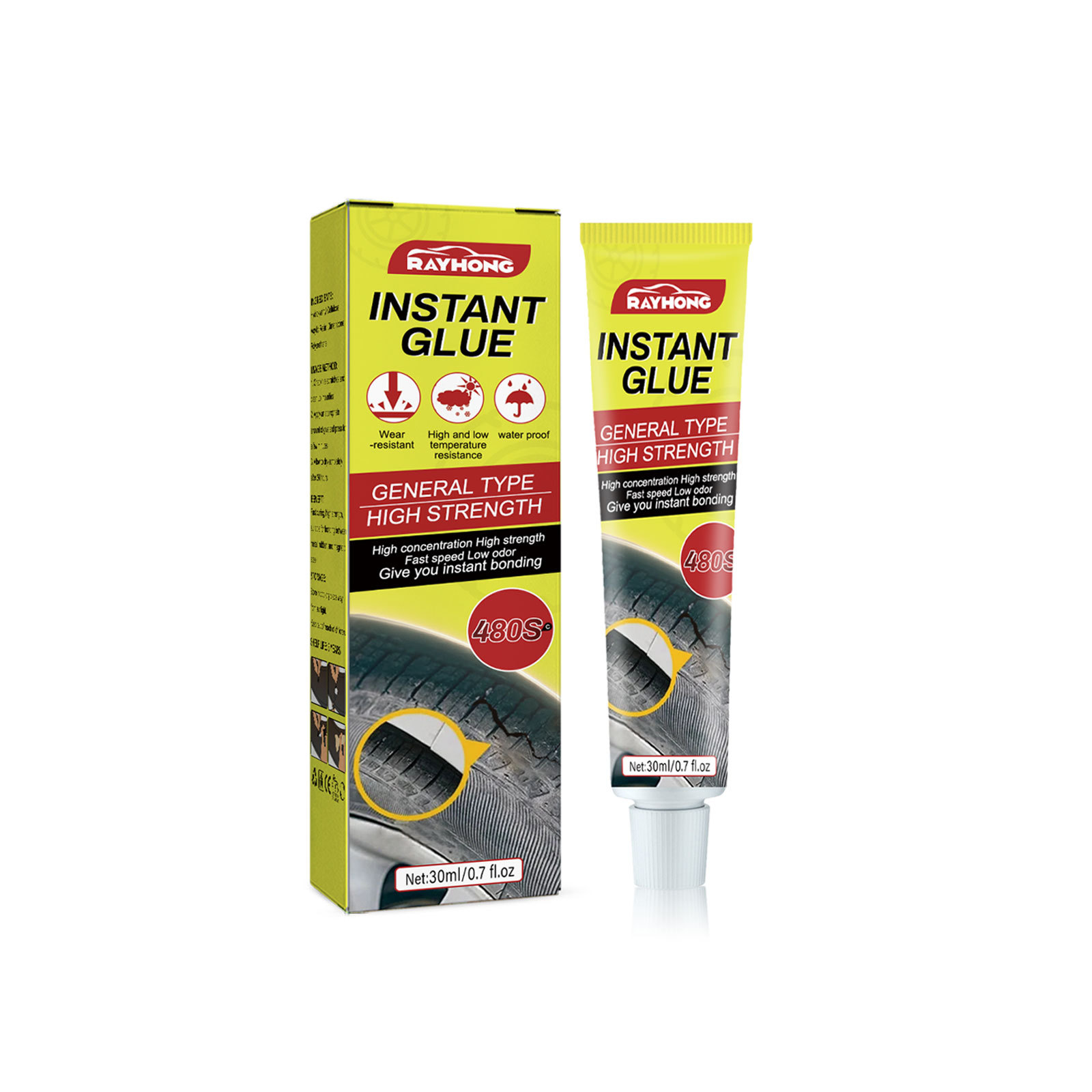 Super Glue For Plastic Wood Metal Rubber And Tire Repair - Temu