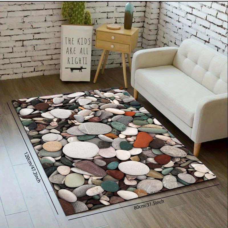 Small Area Carpet 80 x 120 cm Soft Carpets, Indoor Entryway Rug Floor Mats  for House Entrance Hallway Dinner Table,Hexagon Geometric