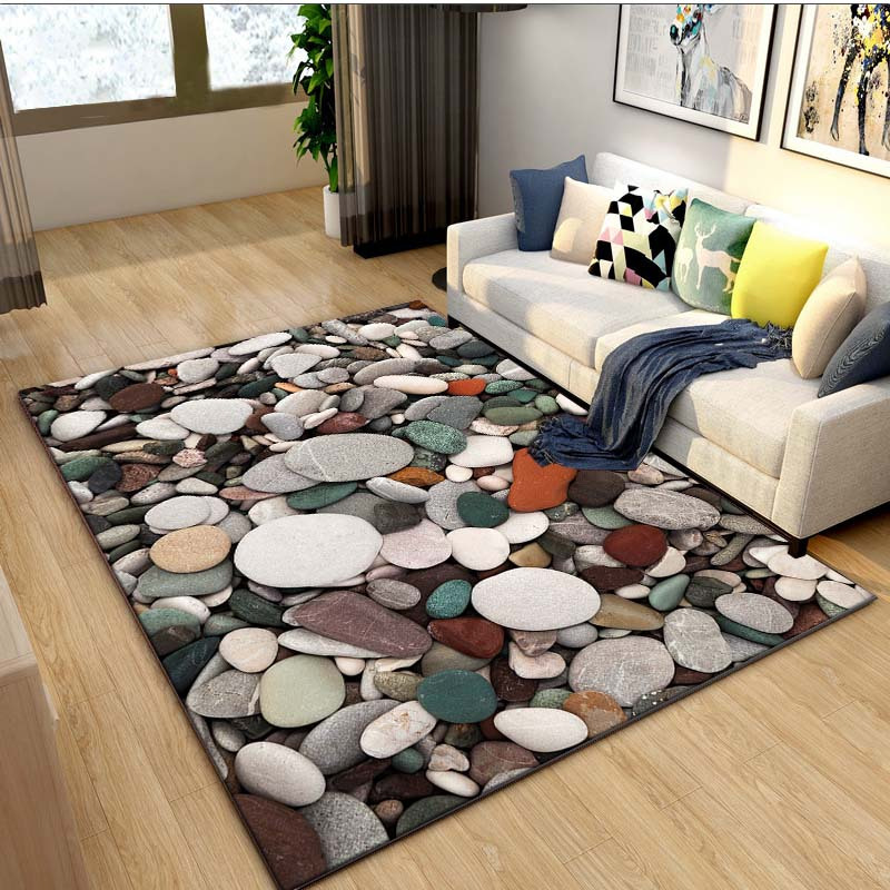 White Plush Area Rug, Cloud Shaped Shaggy Rug, Living Room Floor Mat ...