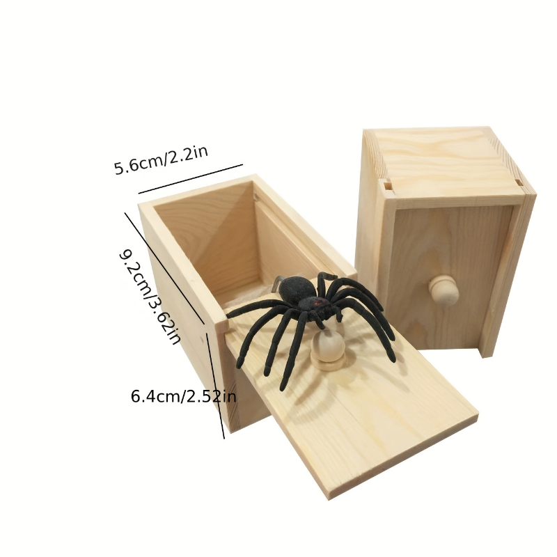 Nothing Box Wooden Prank Novelty Gag Gift Fun Practical Joke