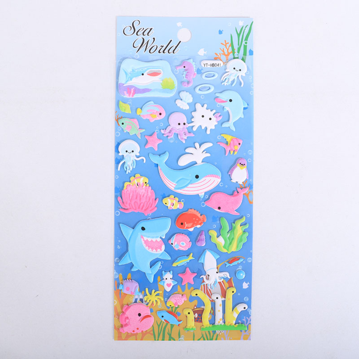 Kawaii Animal Party Sea World 3D Puffy Sticker Cute Stickers