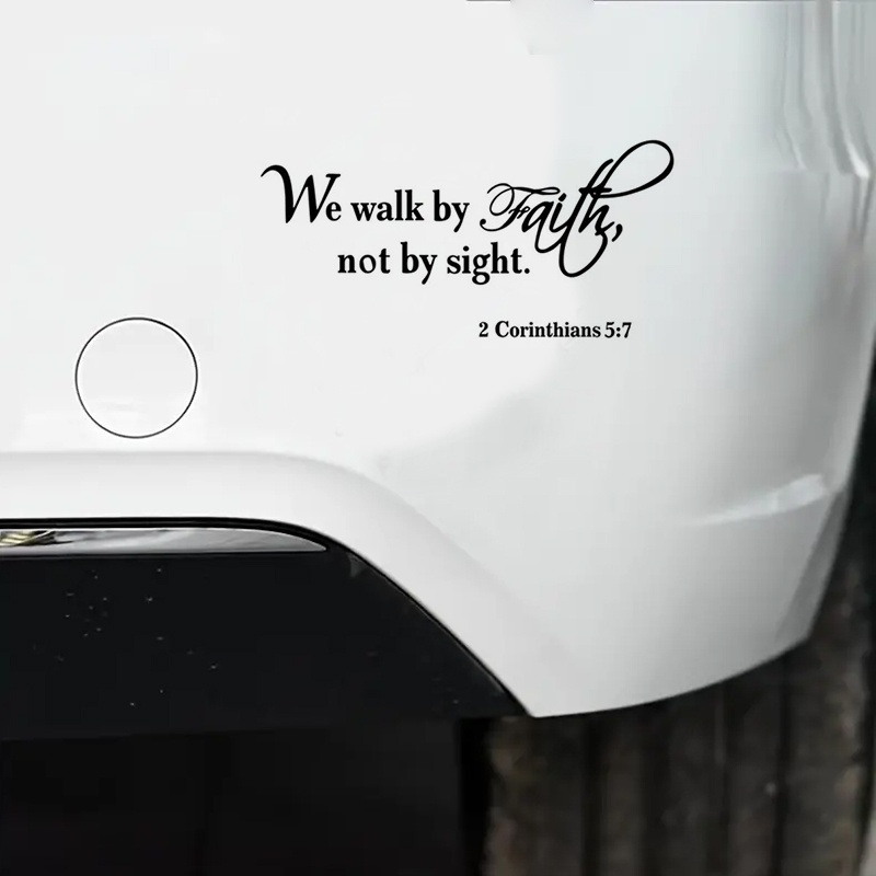 Christian Decals Stickers for Car, Bumper, Water Bottle, Laptop, God Bible  Verse