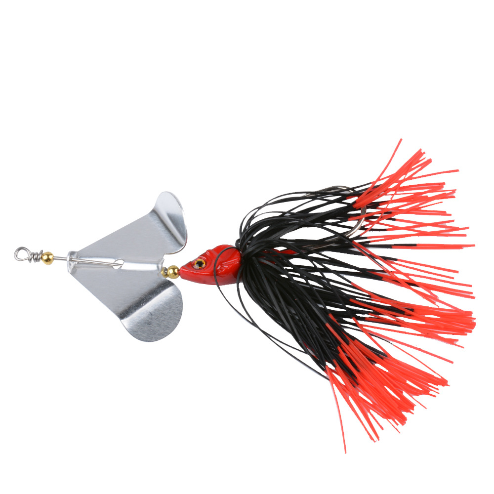 Artificial Bionic Lure Simulation Sequin Spinner Bait Bass - Temu