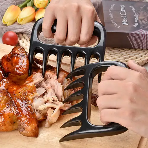 Stainless steel cooked food divider turkey fork meat divider BBQ