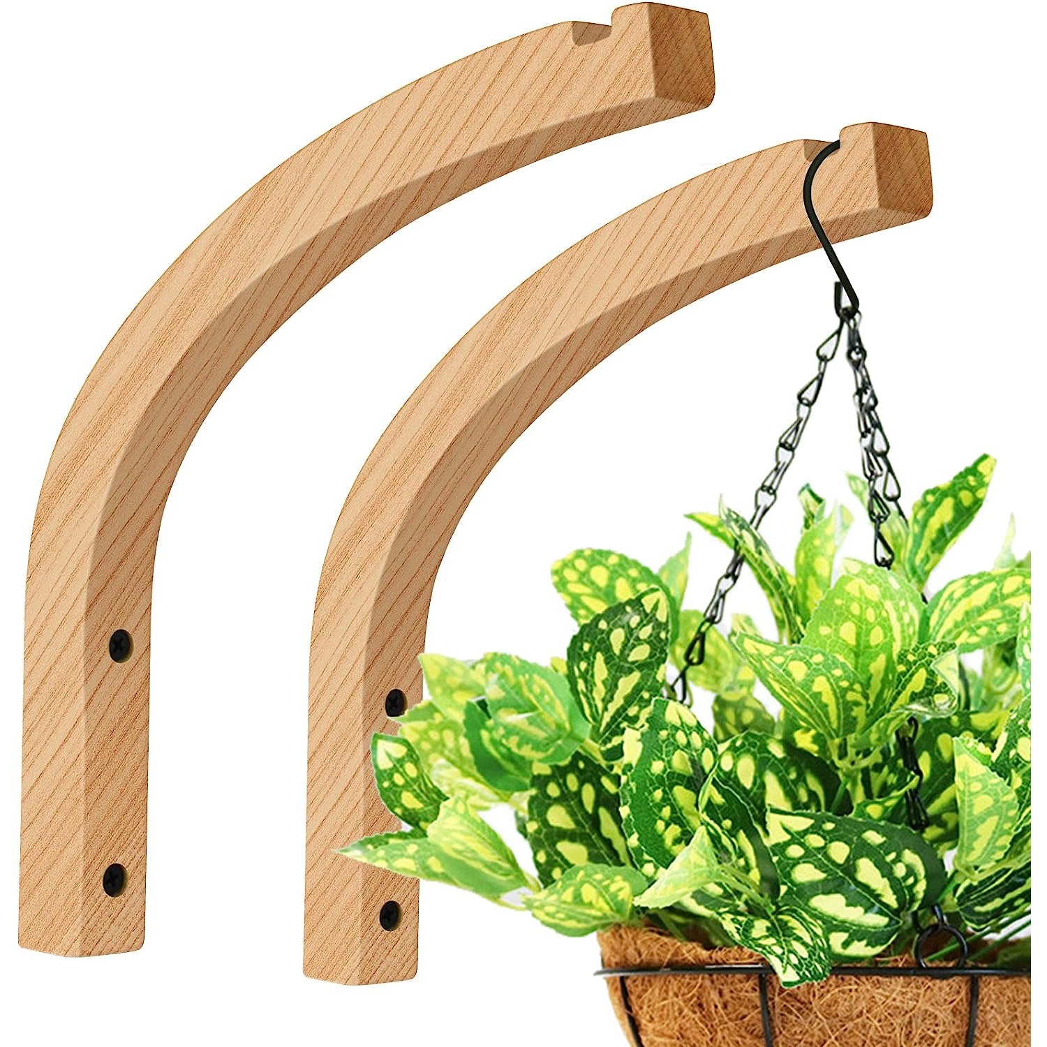 Hooks For Hanging Plants- Retractable Plant Pulley Wind Chime