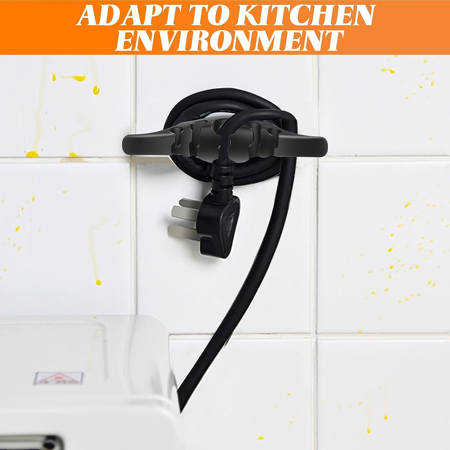4pcs Wing Shaped Cord Organizer For Household Appliances