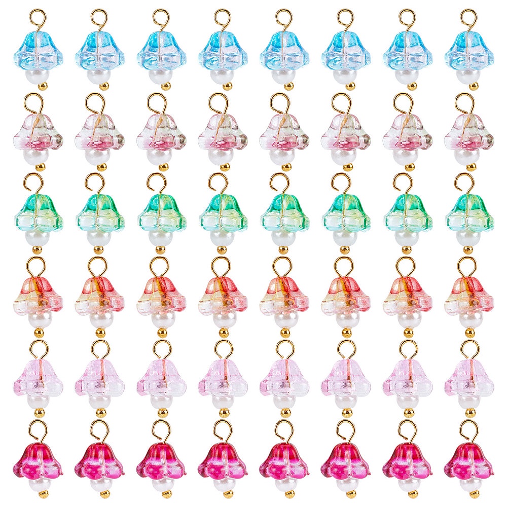  96 Pieces Mushroom Pendant Charms Colorful Mushroom Resin  Charms Jewelry Making DIY Pendant Ornament Cute Mushroom Shape Charms for  DIY Craft Bracelet Necklace Earrings, 8 Colors (Small) : Everything Else