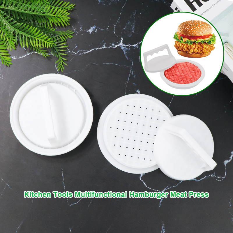 Hamburger Press Maker Mold Non-Stick Food Grade Reusable Sausage Patty  Burger Smasher For Home Camping