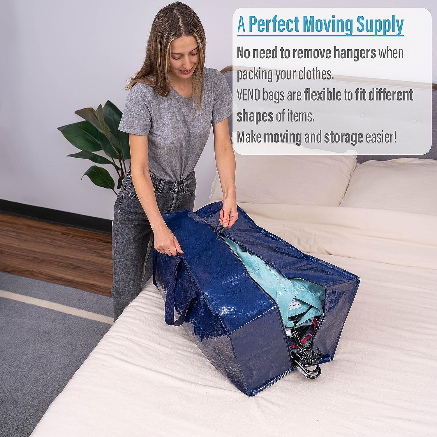 VENO Extra Large Moving Storage Bags (Review) 