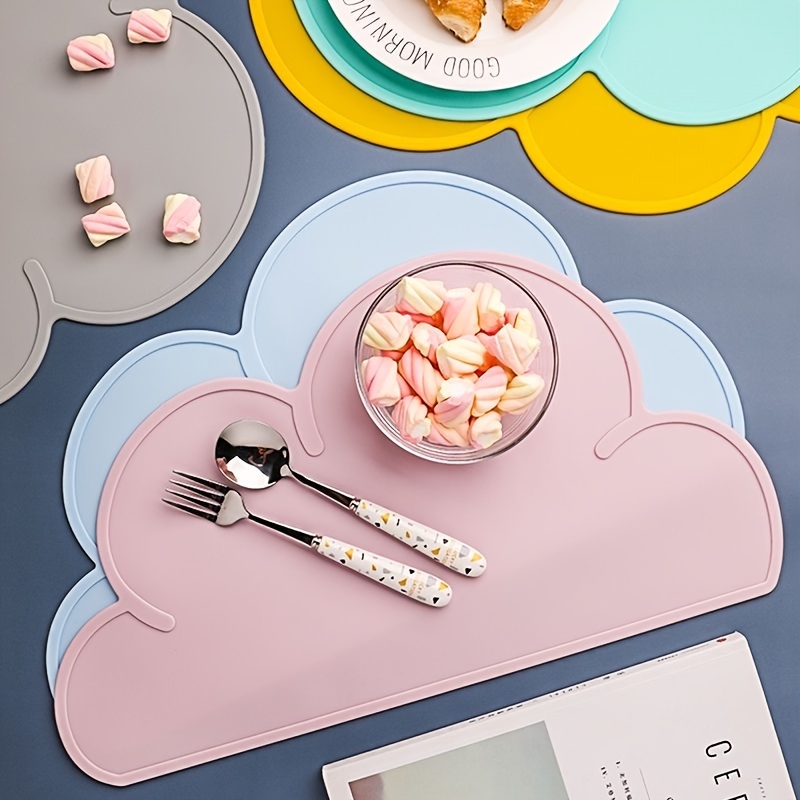 Kid Cloud Silicone Table Mats, Table Placemats Kids Silicone