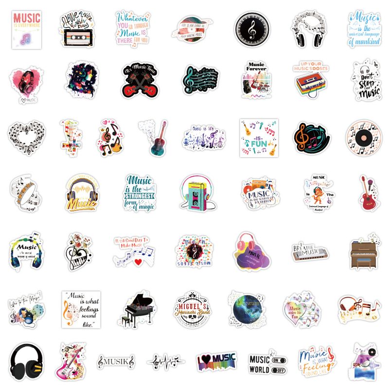 500 PCS Rock Band Stickers Pack Colorful VSCO Waterproof Stickers, Cute  Aesthetic Stickers. Water Bottle, Laptop, Phone, Skateboard Stickers for  Girls