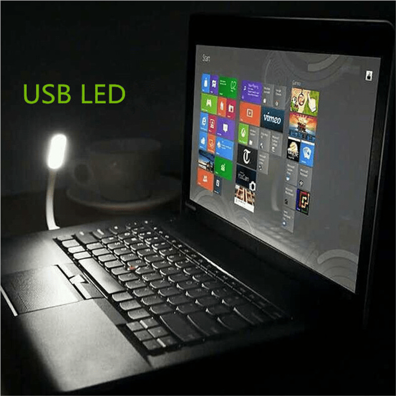 Light Up Your Night: 2 Pezzi Di Moderna Mini Lampada Da Lettura USB  Flessibile A LED Portatile Per Power Bank, PC, Laptop E Notebook - Temu  Italy