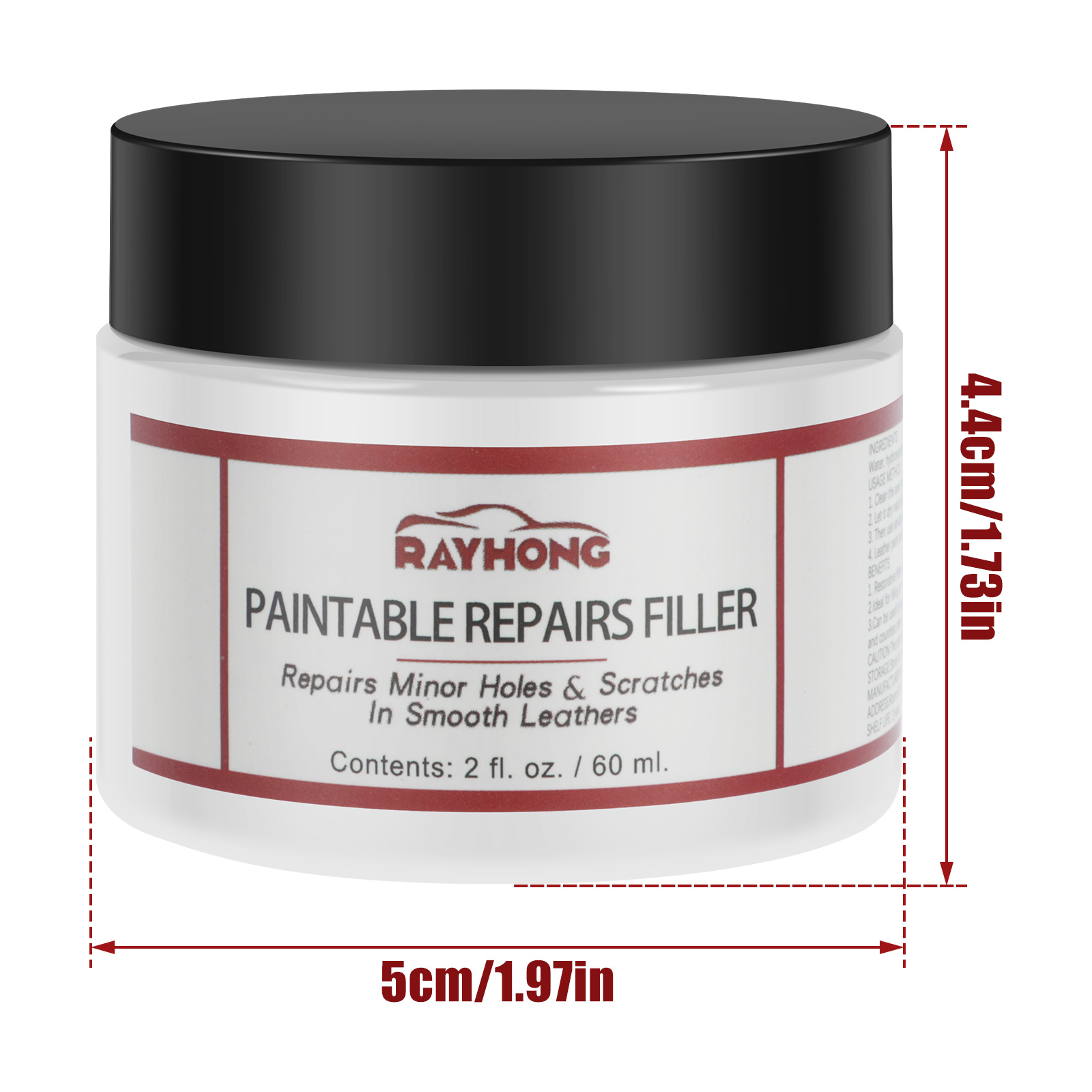 Leather Filler Compound Paste - For rips and holes