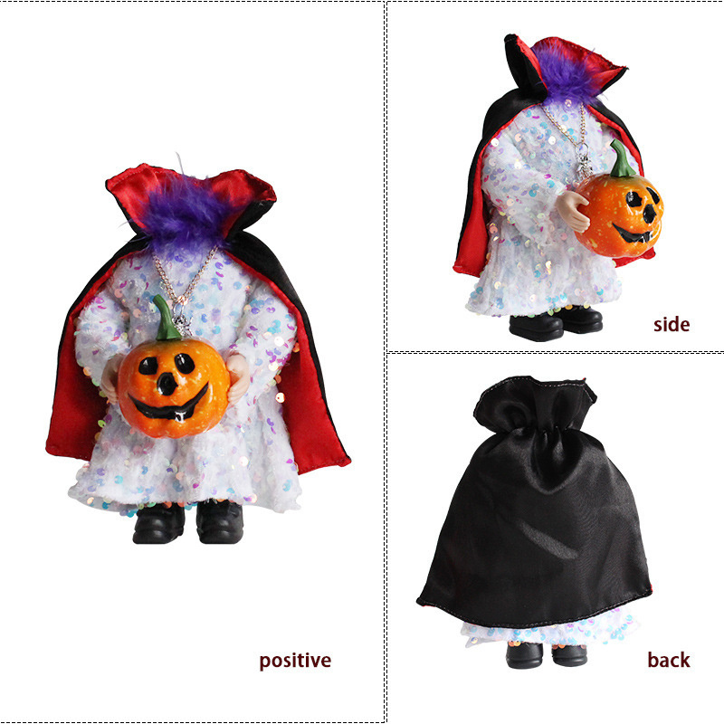 Poupées d'Halloween, Poupées de citrouille, Poupées de décoration de  fenêtre, Cadeaux d'Halloween pour enfants, Poupées de décoration de vitrine  / maison, Décoration d'atmosphère d'Halloween