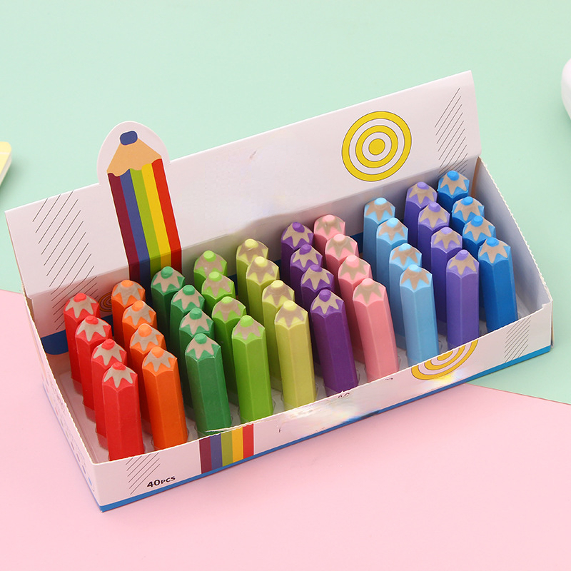 Gommes À Crayon Colorées Coulissantes Et Rétractables Gomme - Temu