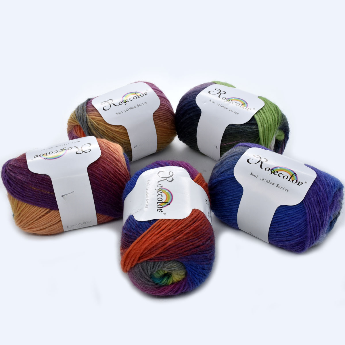 100g Wool Yarn for Knitting Rainbow Color Wool Yarn for Crocheting Soft  Warm Wool Yarn for Crocheting Projects, Sweater, Gloves, DIY Toys - 400  Meters
