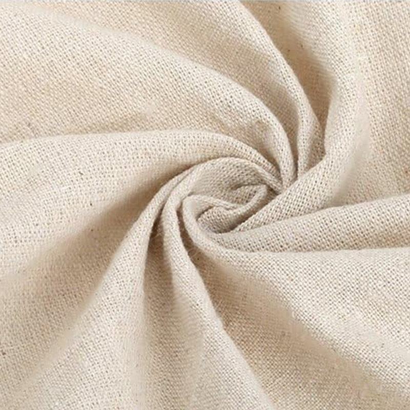 Cotton Linen Blend Fabric, 19.68x53.15 Linen Cloth Cotton Linen Fabric  for Embroidery, Needlework, Dressmaking