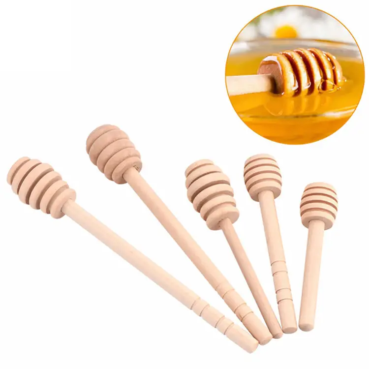 Mini baguette en bois de miel d'agitateur de miel de bâtons de miel pour la  distribution de pot de miel c7138 - Cdiscount Maison