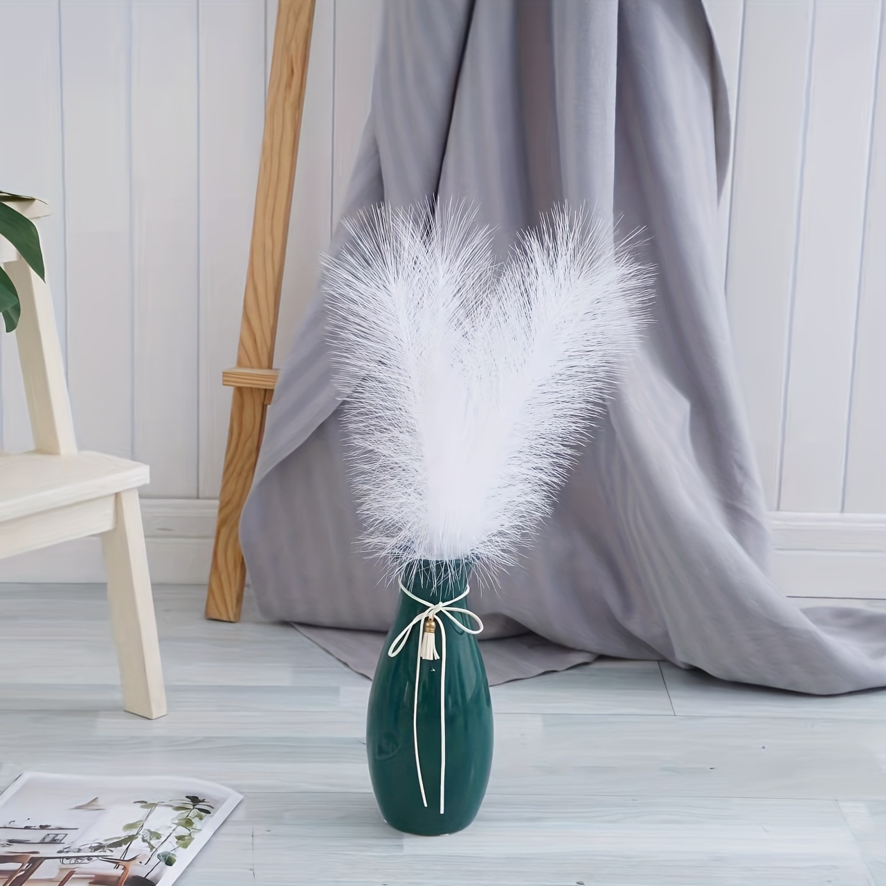 Simulation Cattail Simulation Feather Home Decoration - Temu