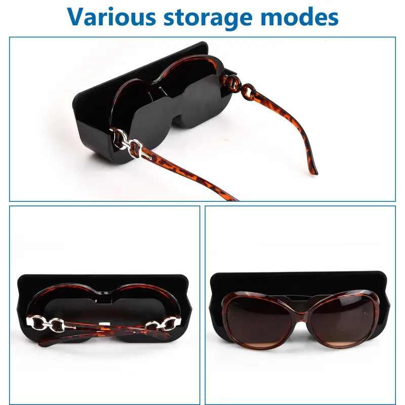 Car Sunglasses Holder Car Glasses Box Car Sunglasses Case - Temu