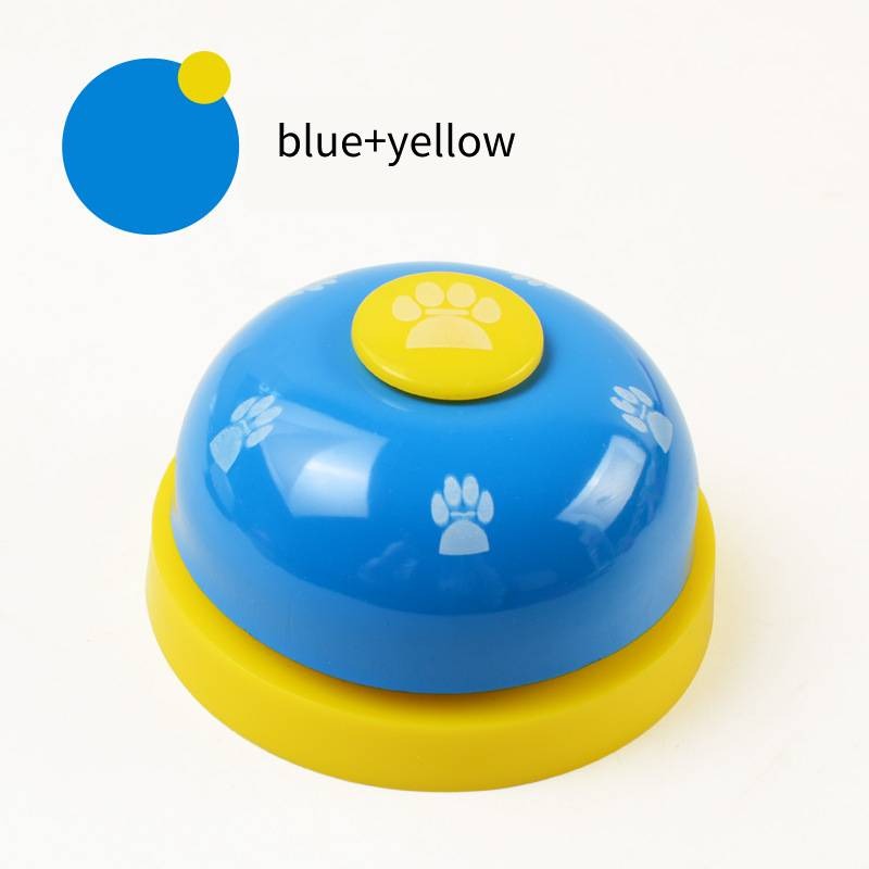 Pet Toy Training Interactive Toy Called Dinner Small Bell Footprint Ring Dog  Toys For Teddy Puppy Cat Pet Call Feeding Reminder