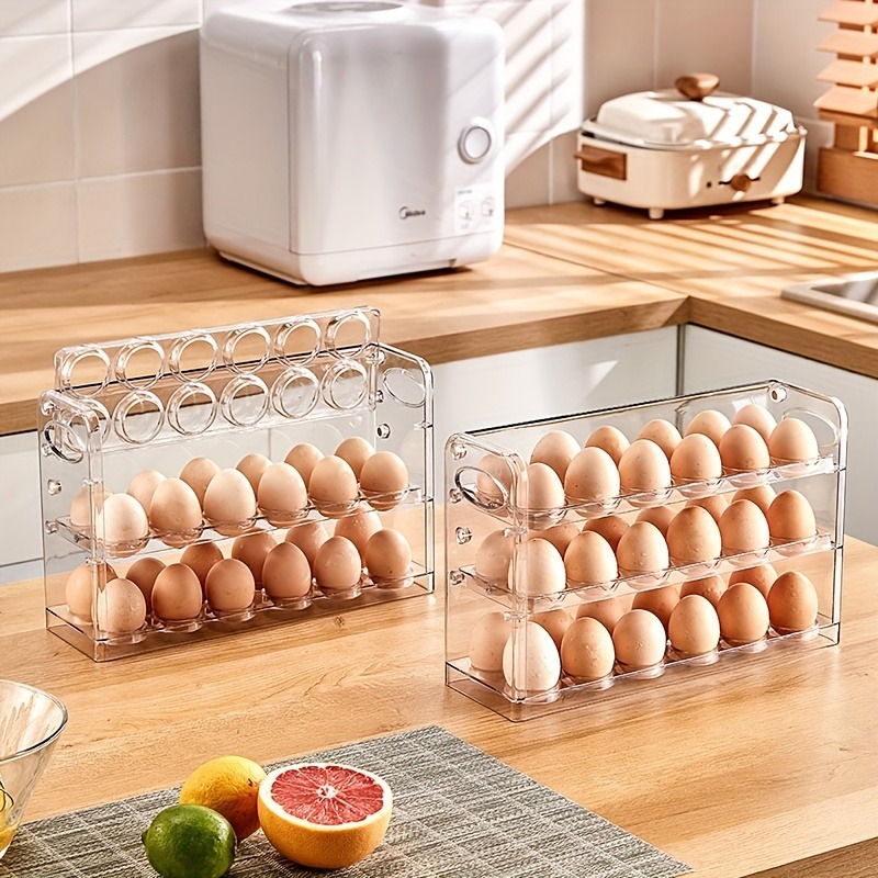 1 Huevera Refrigerador Contenedor Huevos Presión - Temu