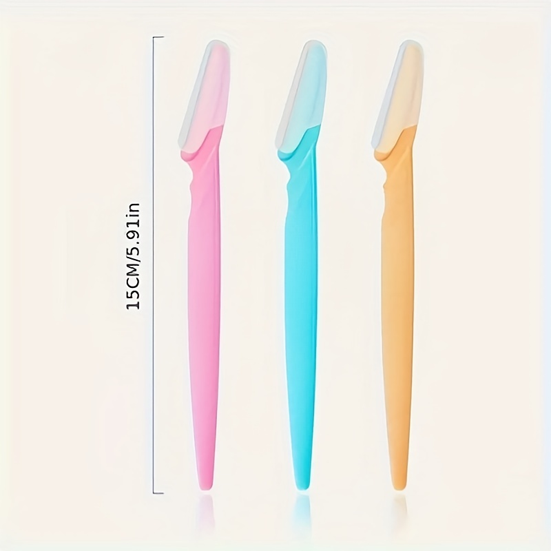 100 Pcs Eyebrow Razor Exfoliating Dermaplaning Tool Eyebrow Shaper Face Razor