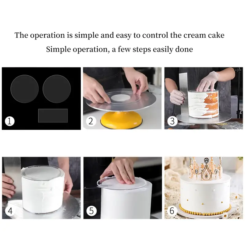 Multipurpose Cake Plates Cake Base Acrylic Plate Cake Board - Temu