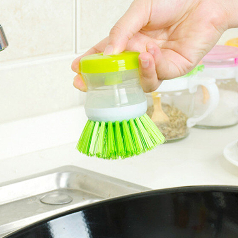 Dish Scrubbing Brush, Pot Scrubber, Microfiber Dish Cloths