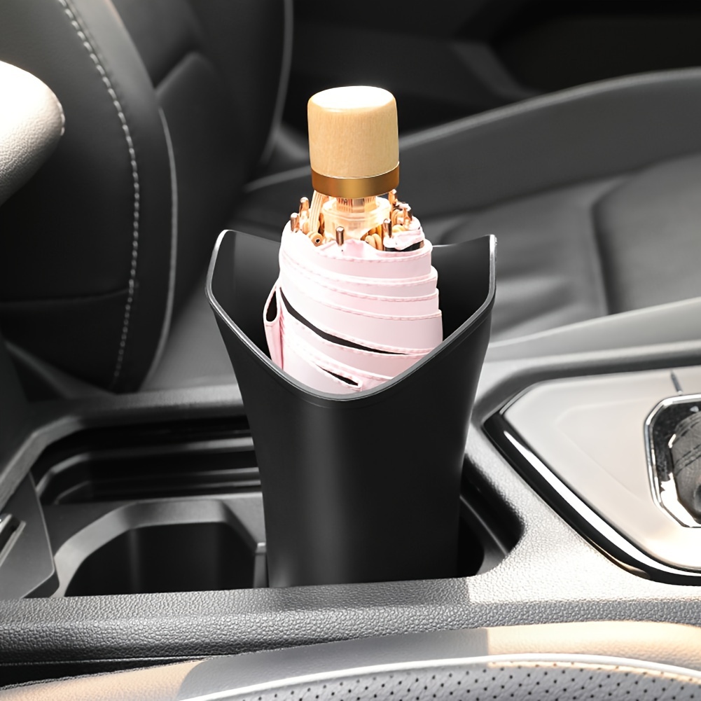 Car Umbrella Storage Bin & Garbage Bag for Interior Use