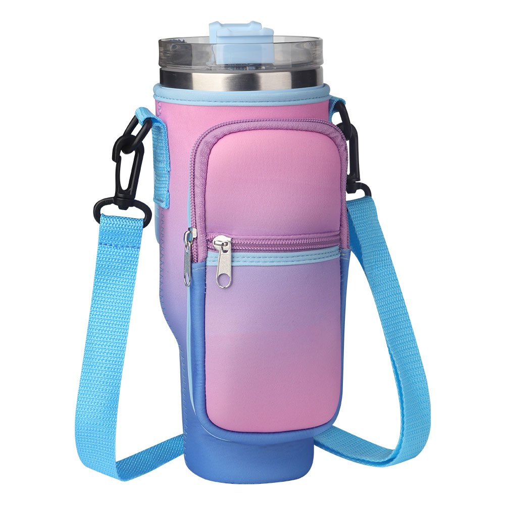 40oz Water Bottle Pouch Diving Fabric Portable Bag Water Bottle