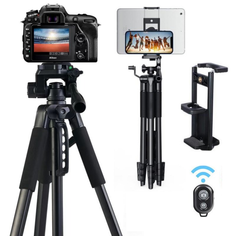 Camera DSLR Trépied Compatible Trépied Téléphone Portable Tablette