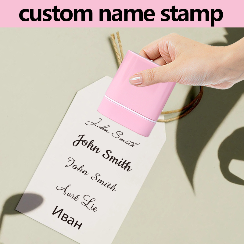 Personal Signature Stamp, Handwritten Name Stamps, Custom Name Stamp, Label  Stamp, Holiday Gift, Kids Gift, School Stamps 