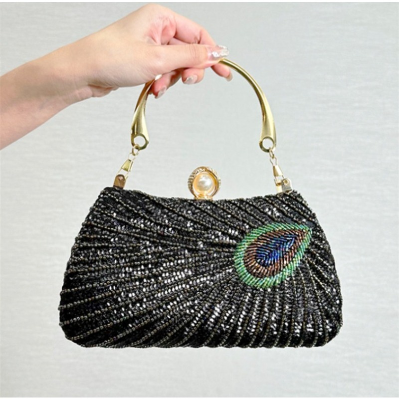 Glitz and Glamour: The Square Bag with Sequins and Zipper – Prettytoll