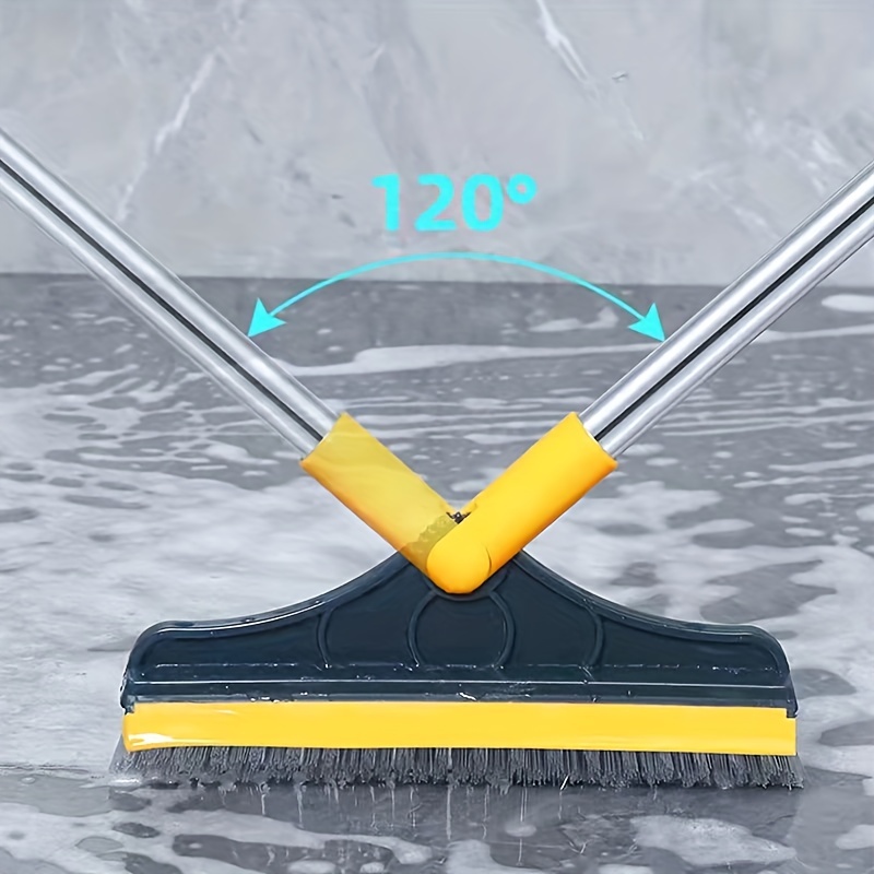 1pc Bathroom Floor Brush, 88.5cm/34.8inch, Rotating Scrub Brush