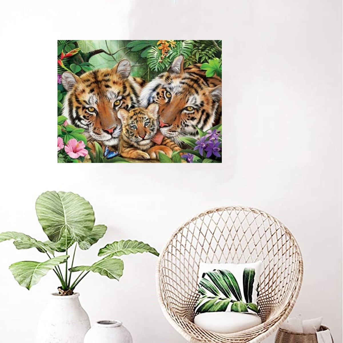 Trippy Tiger Animal - 5D Diamond Painting 