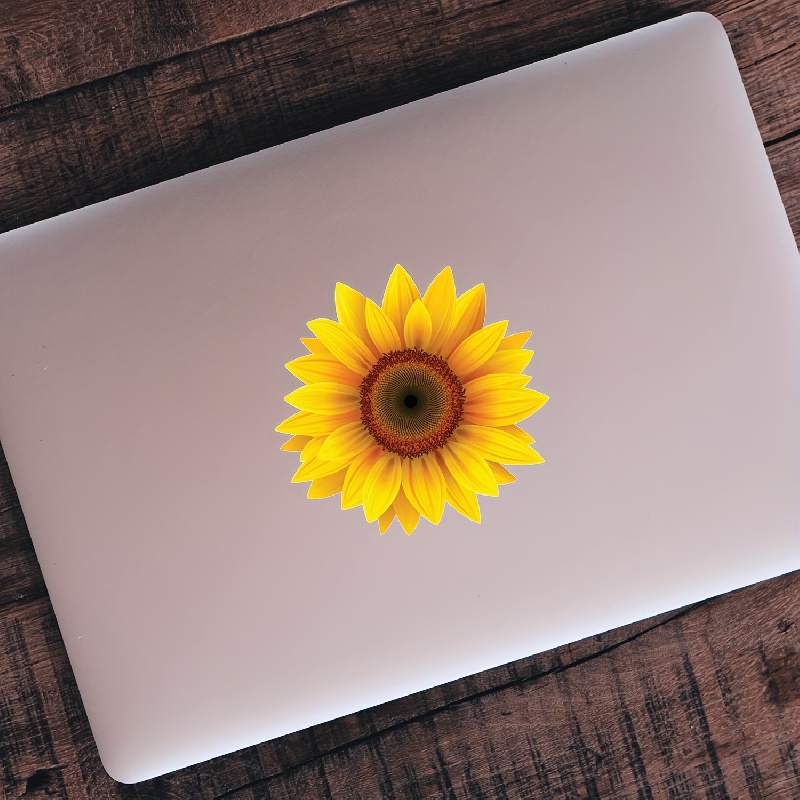 Sunflower Vinyl Waterproof Sticker Decal Car Laptop Wall Window Bumper