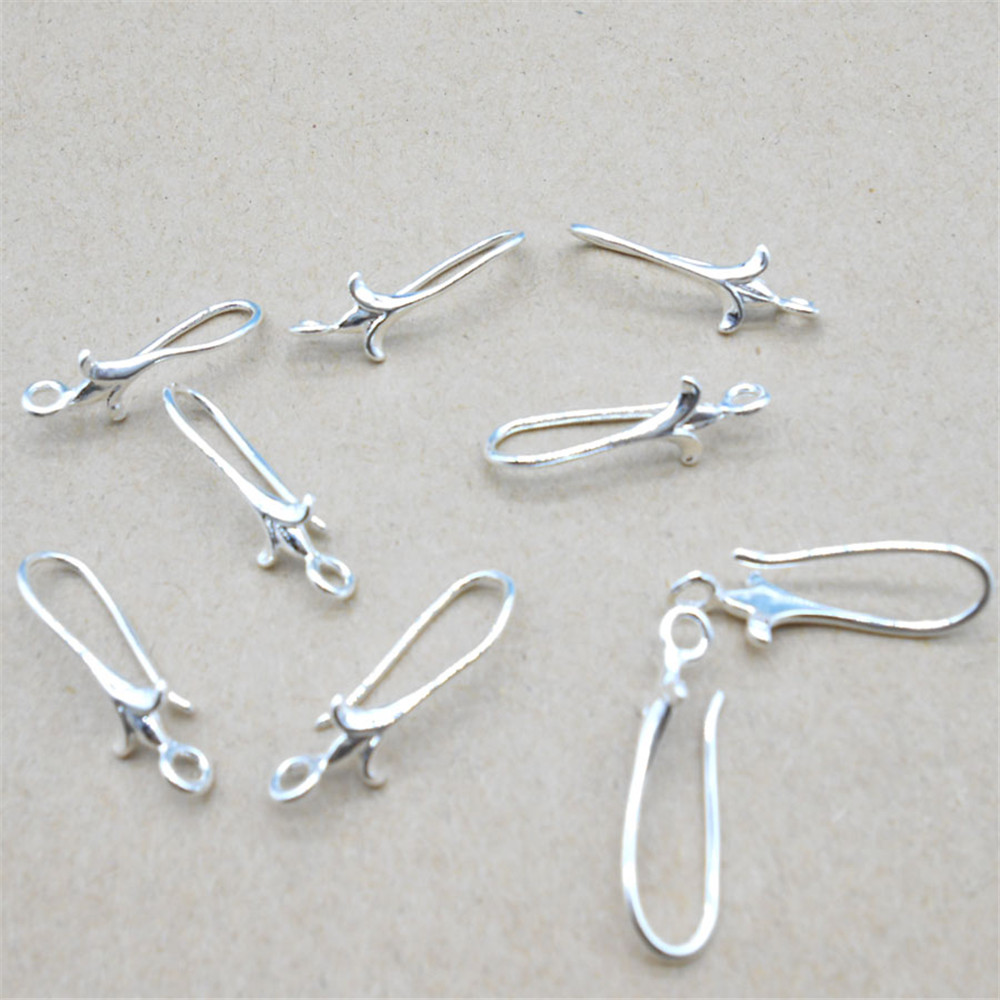 French Copper Ear Hook Earring Hooks Plated With 925 Silver - Temu