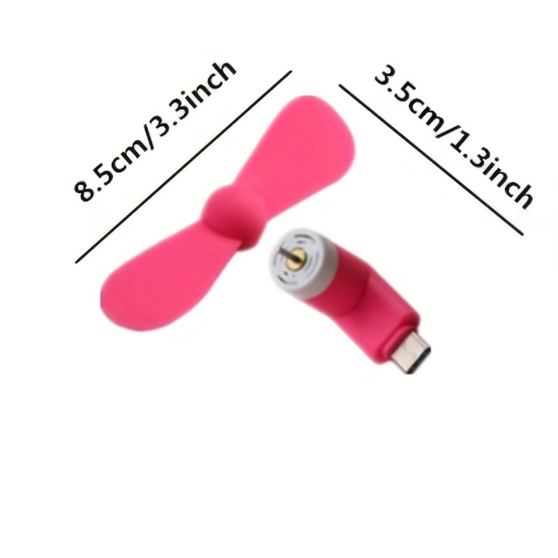 1pc Portable Mini Mobile Phone Fan for Android & Apple Devices - Colorful, Adjustable Fan with USB Power, Ideal for Cooling Down in Hot Weather, Mobile Phone Accessories | Vibrant Fan Design | Adjustable Fan Angle, Phone Accessories