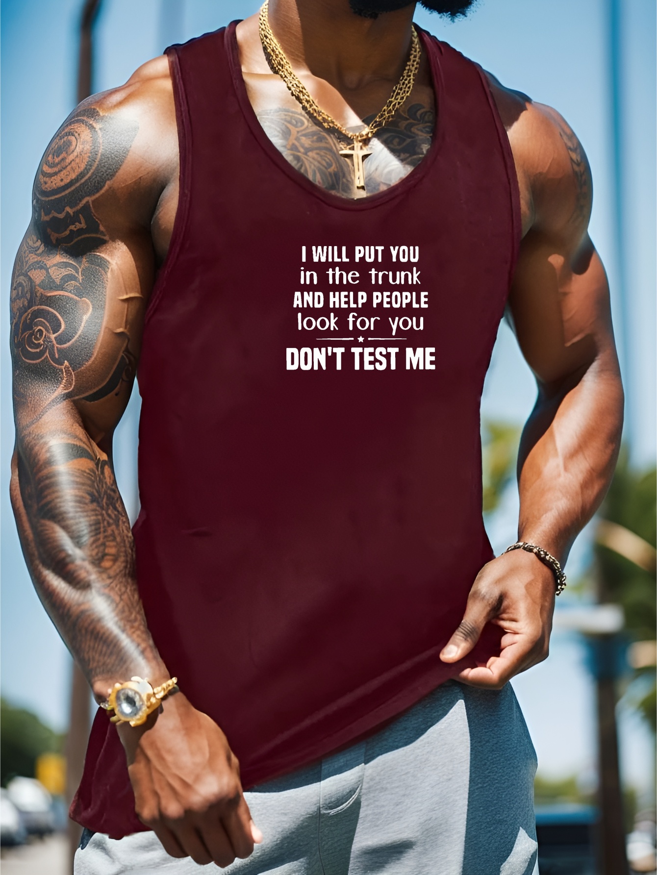 Funny Workout Shirts, Tank Tops With Sayings, Mens Workout Tank