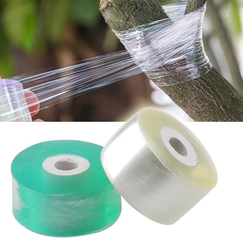 Grafting Tape Stretchable Garden Grafting Tape Plants Repair Tapes for Floral Fruit Tree and Poly Budding Tape - Green & White