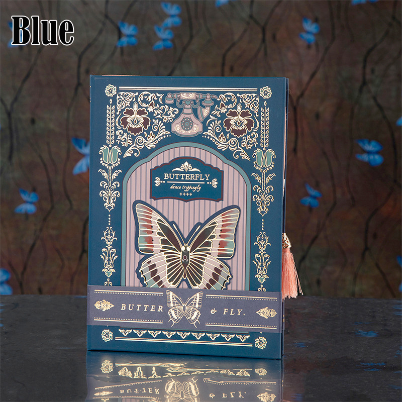 Women Girls Beauty Butterfly Vintage Leather Journal - Temu Austria