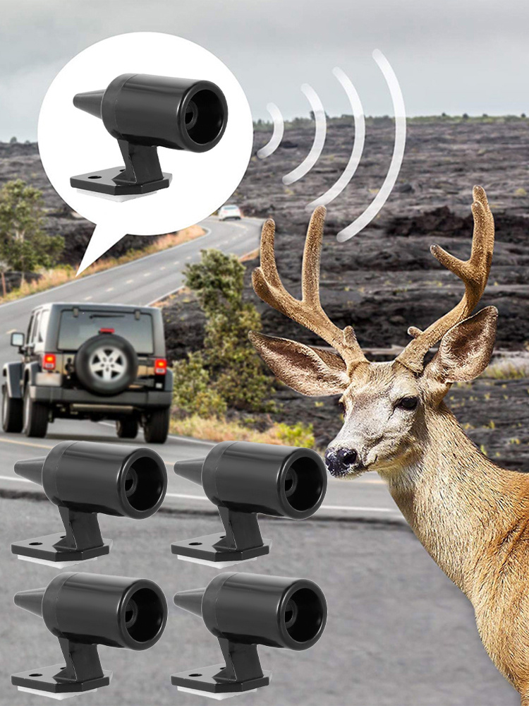 Deer Whistles Wildlife Warning, Deer Whistle Alert For Vehicles Animal  Warning Alarm Ultrasonic Impulse Prevents Deer Collisions