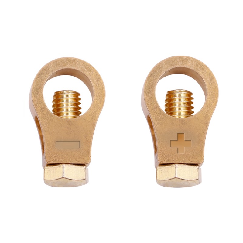 C6 Car Battery Wire Clamp Clip Battery Connection Pure Brass