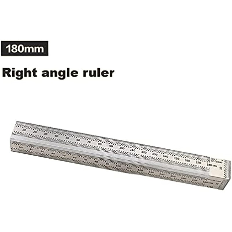 Marking ruler 30 cm, stainless steel marking ruler, metal marking tool,  metal marking gauge with stop, ruler stop marking tool, marking tool angle